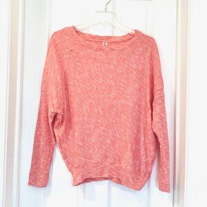 Anthropologie Long Sleeve Pullover Top – Coral Heather – Size XS